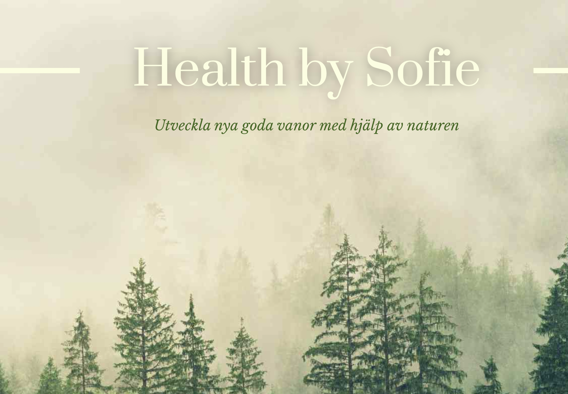 Health by Sofies hemsida